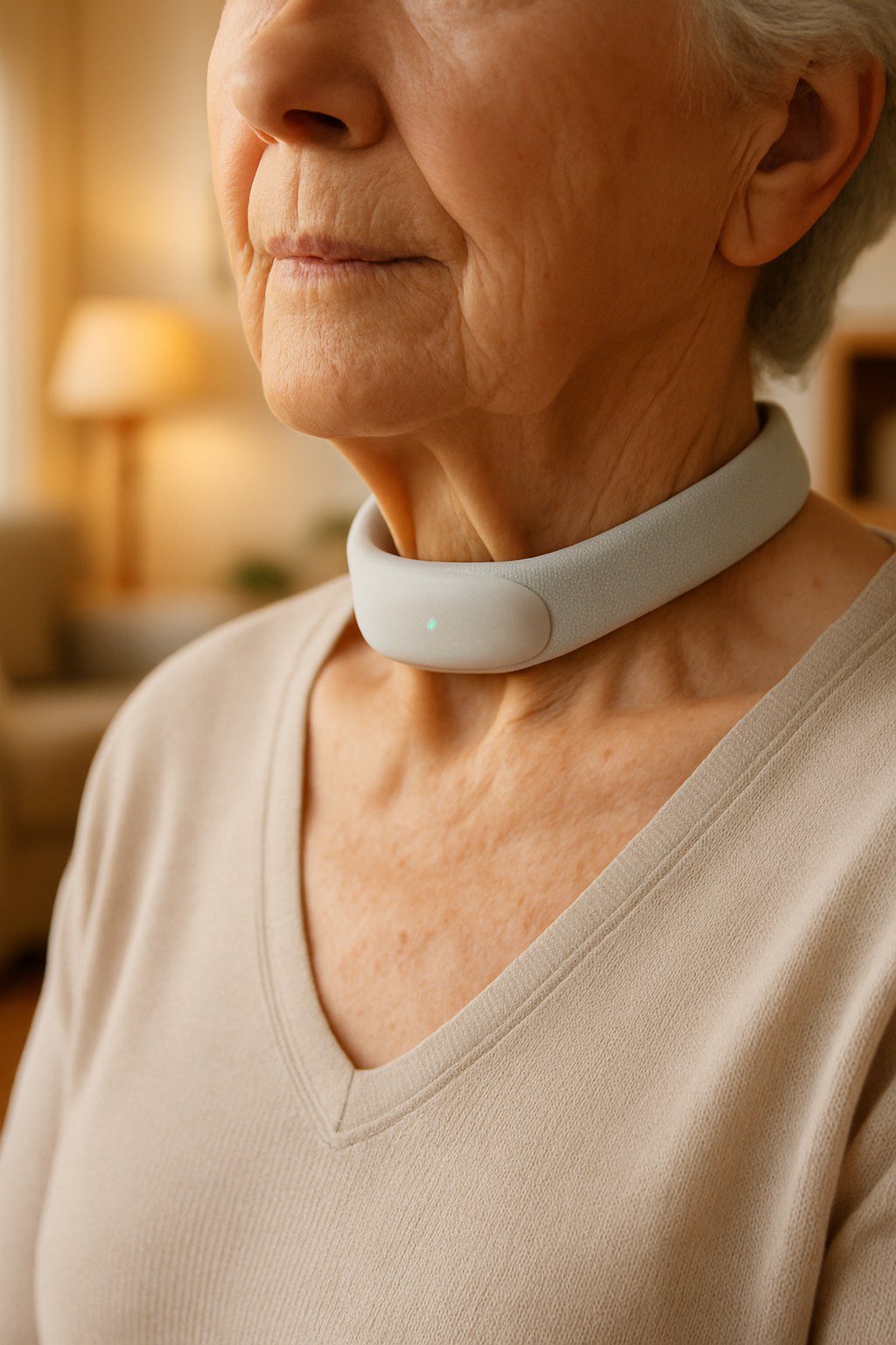AirGuard fall-detection collar concept