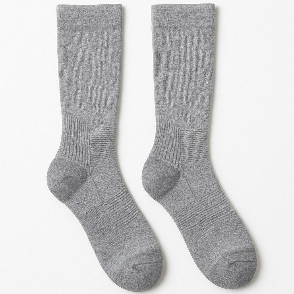 Heather Grey compression socks